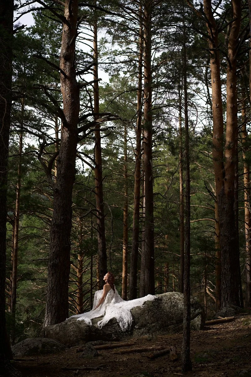 Zara Saberi — Garment from the Liberta project created with recovered industrial textiles in Italy and photographed in Madrid, Spain.