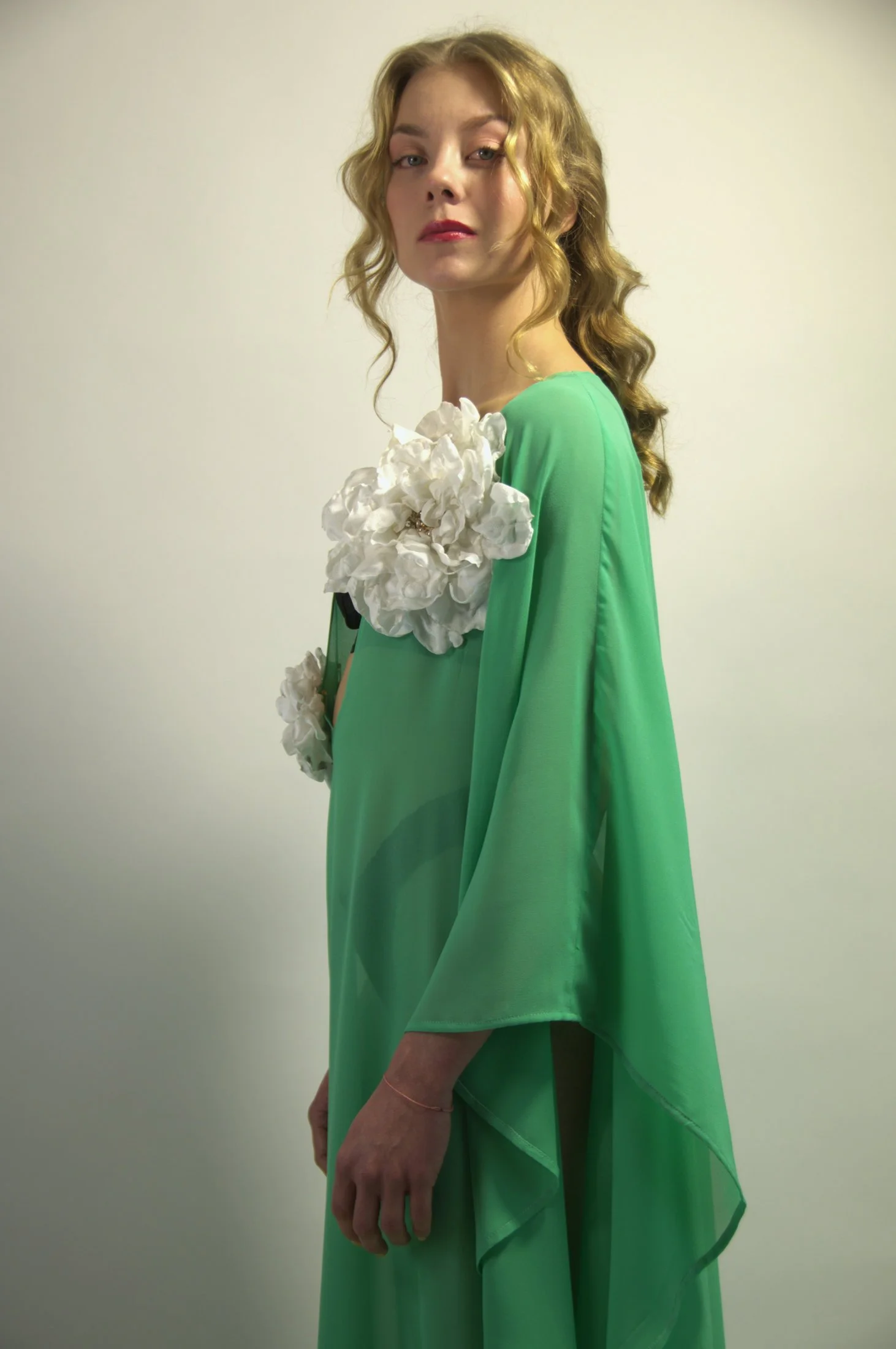 Zara Saberi — Wearable sculpture from the Me and Transparency project with a reclaimed sculptural headpiece, Sweden.