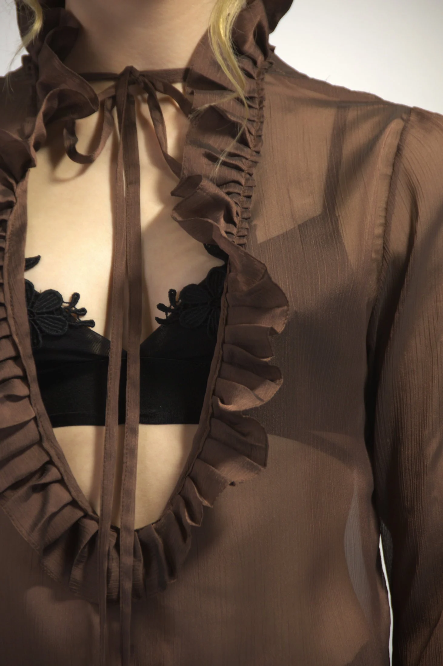 Zara Saberi — Textile artwork from the Me and Transparency project featuring a translucent kaftan, Sweden.