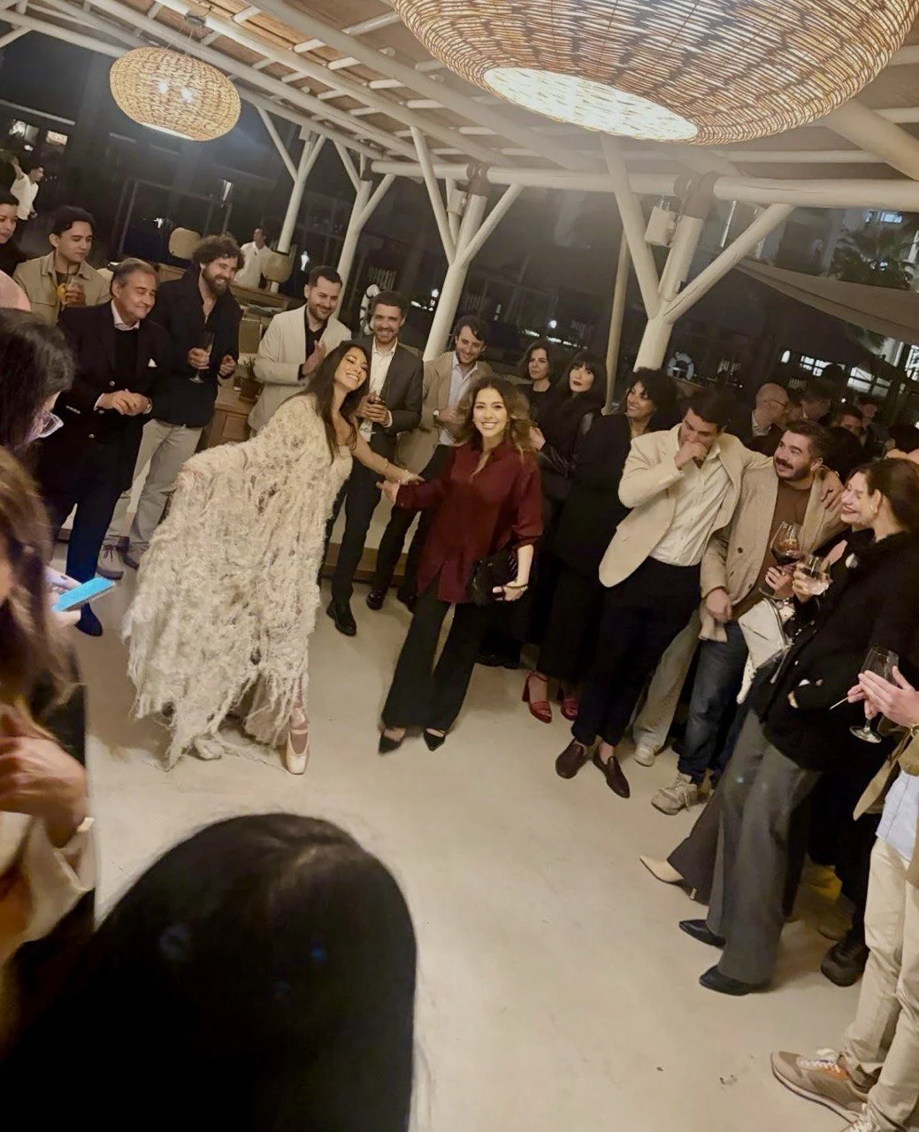 Zara Saberi during creative moments between international fashion projects and Art performance, Marbella, Spain.