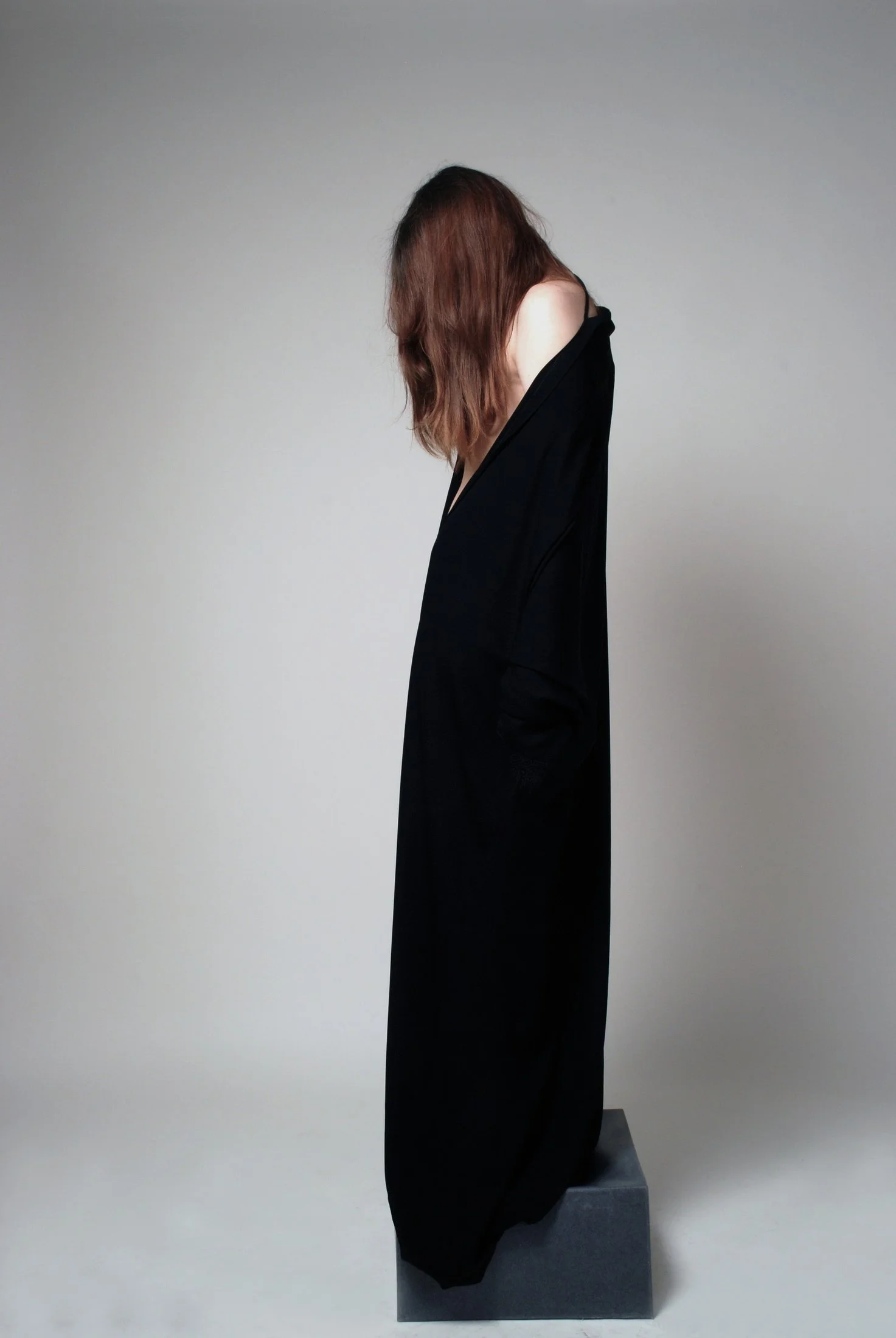 Zara Saberi — Artistic fashion piece from the Woman VS Woman collection expressing identity through black colour.