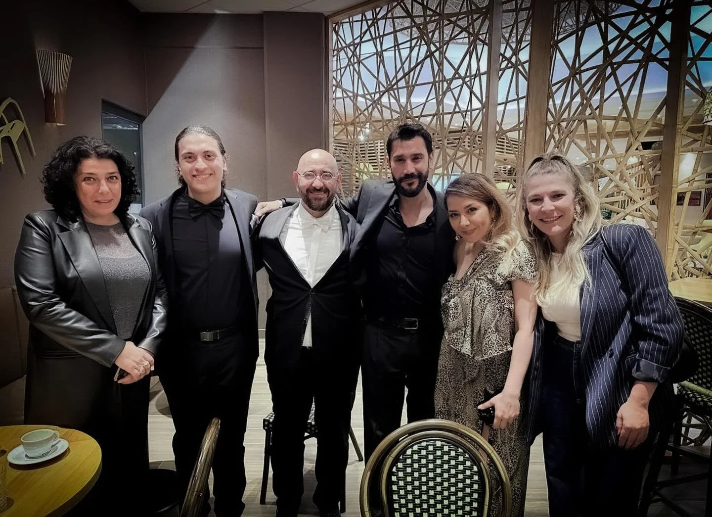 Zara Saberi with Uğur Güneş at the Nice International Film Festival celebrating Der Gast (The Guest).
