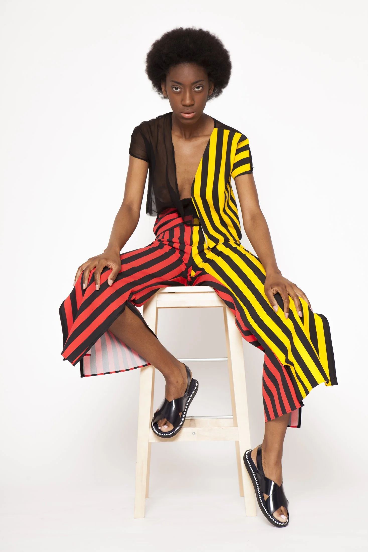 Zara Saberi — Minimalist fashion design from The Simple Line collection.