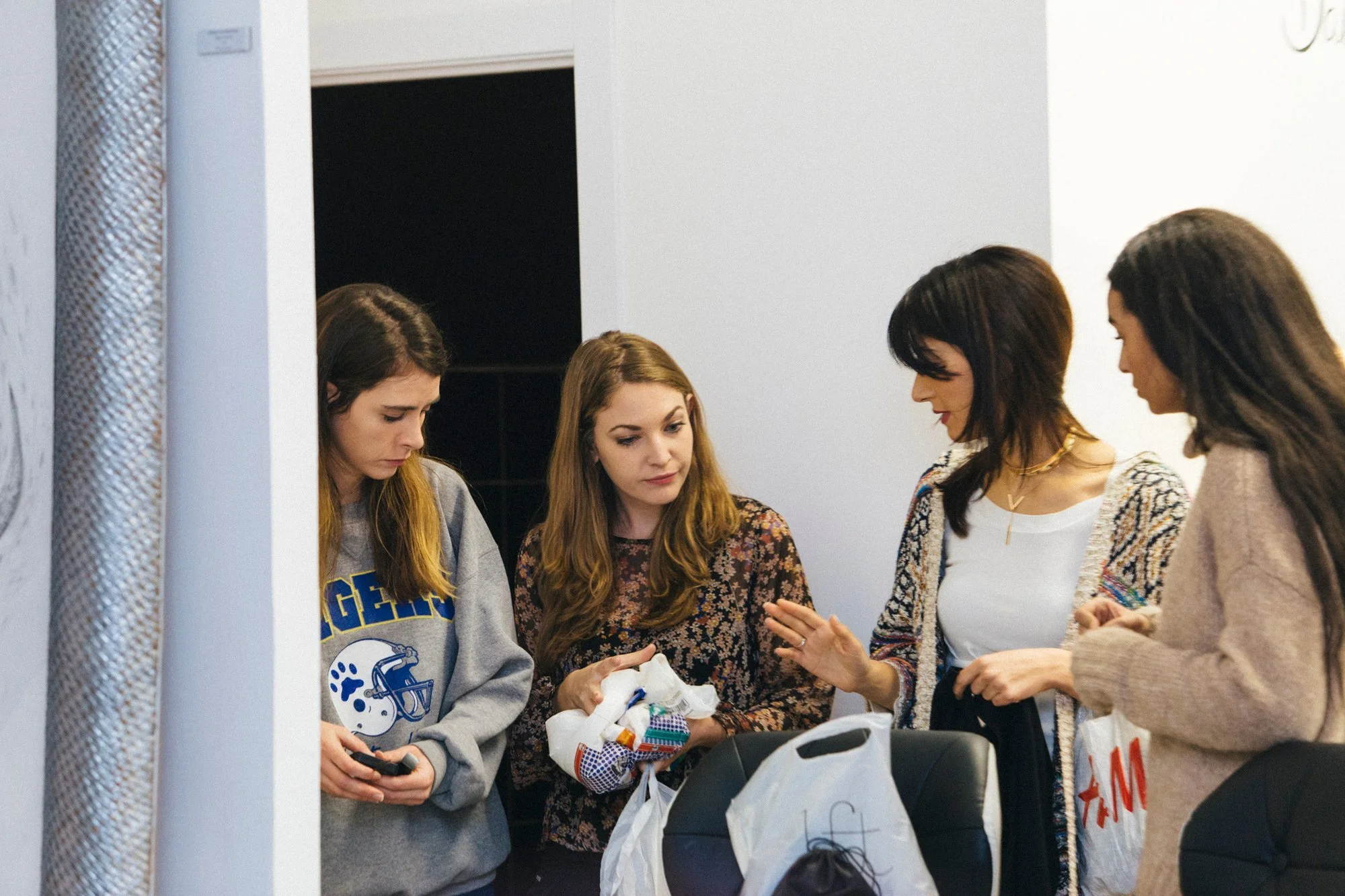 Behind the scenes of Zara Saberi's fashion projects.