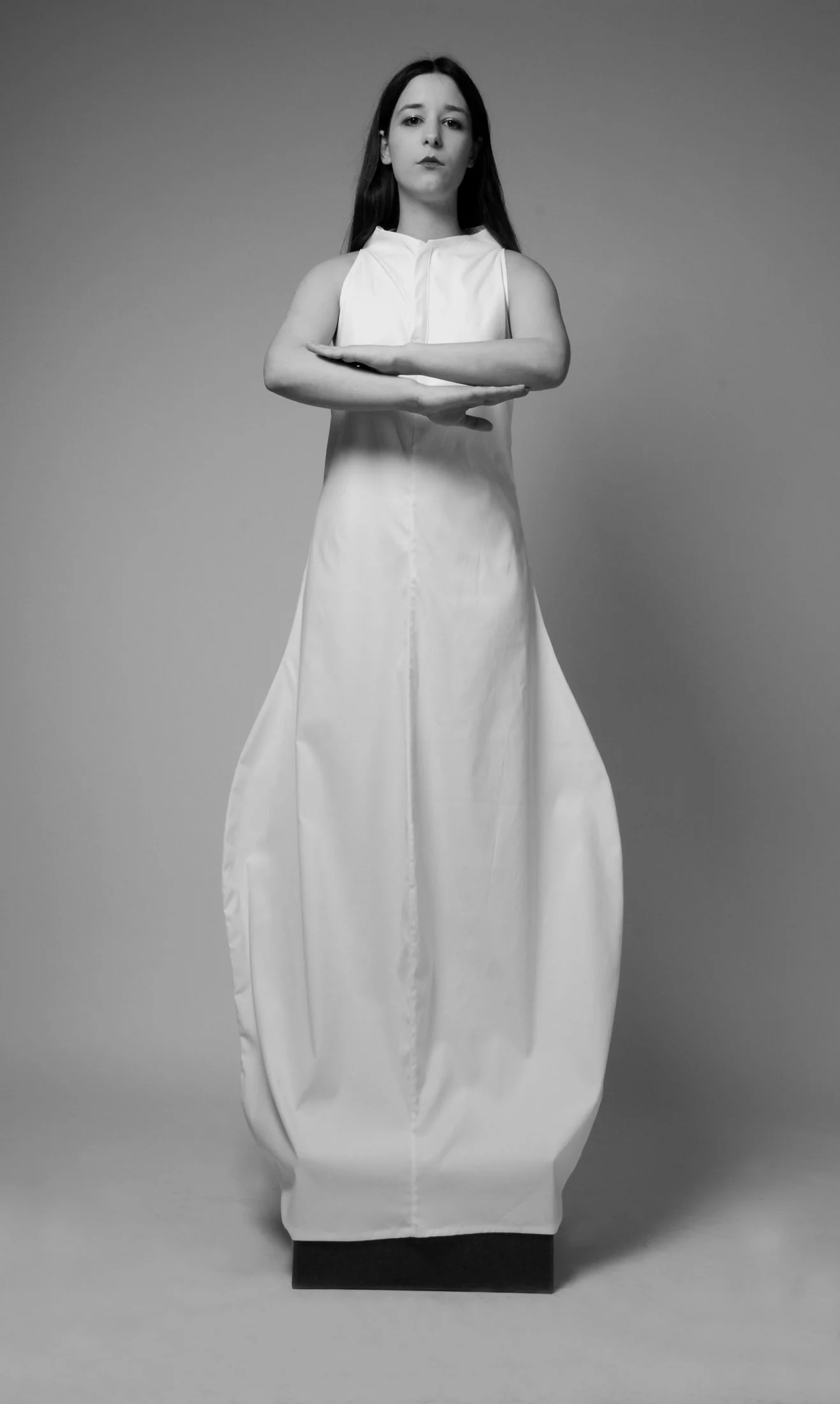 Zara Saberi — Visual narrative through painted fashion in the Woman VS Woman collection.