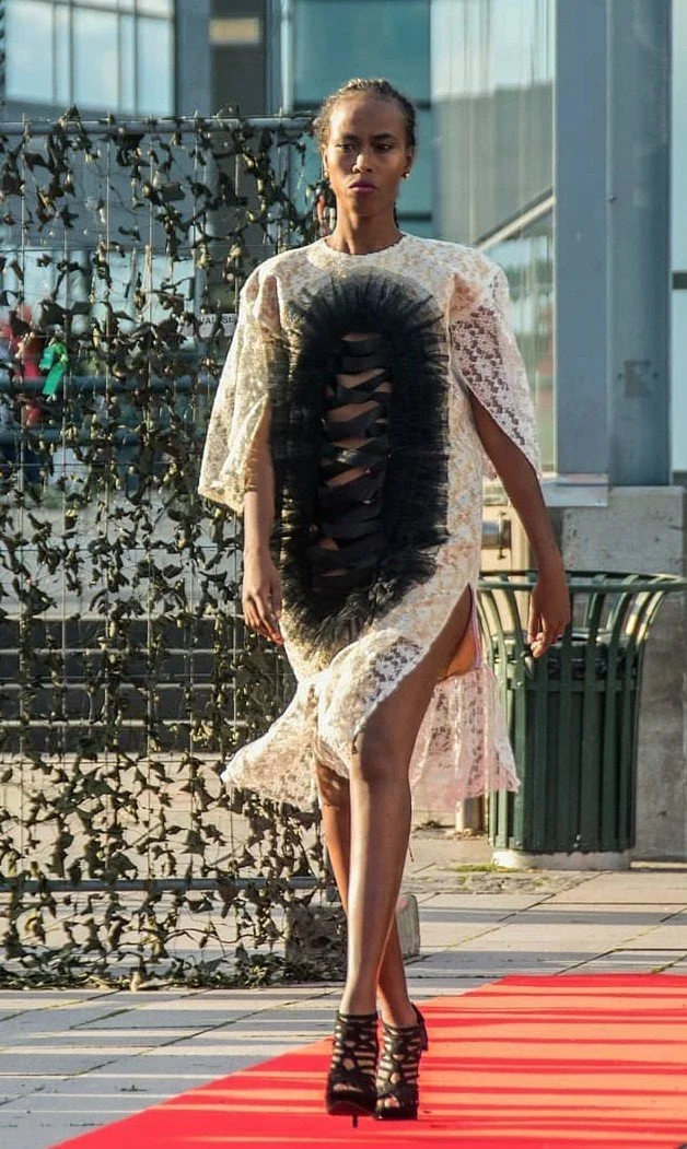 Zara Saberi — Artistic runway presentation from the I Don't Care collection, Sweden.