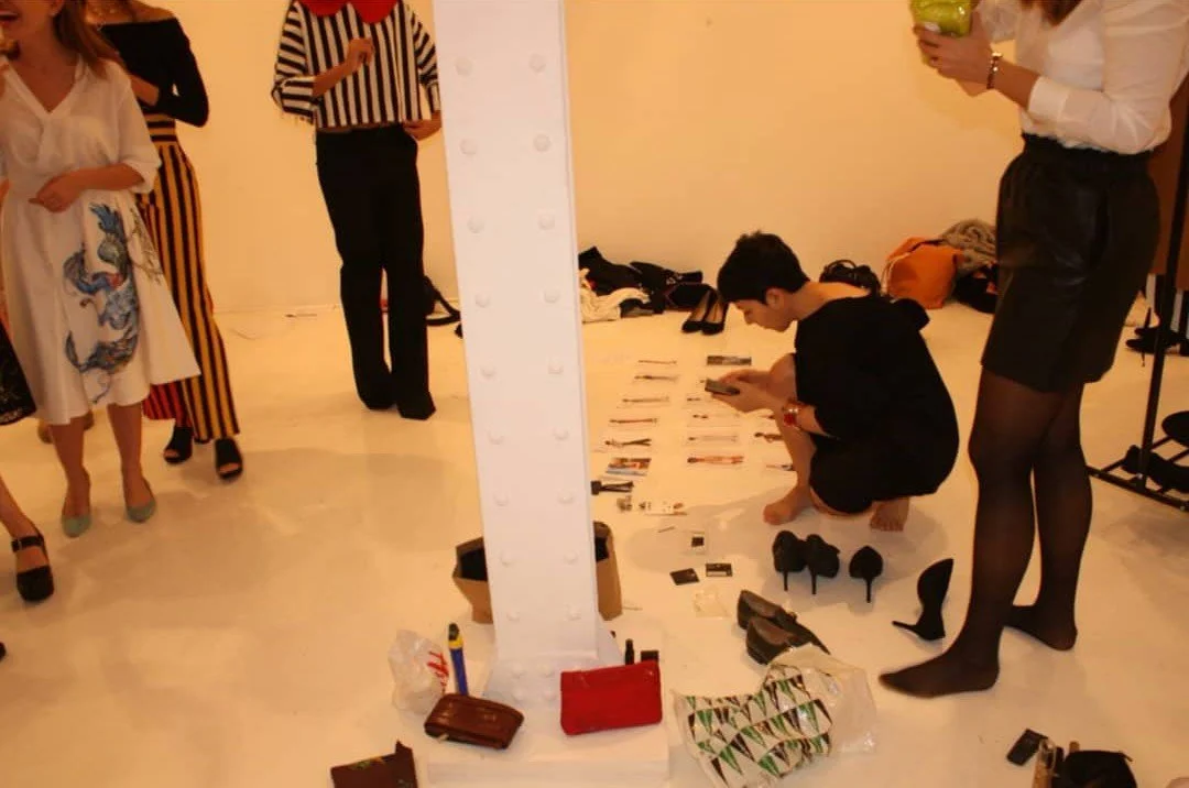 Zara Saberi documenting creative direction and inspiration. The backstage. 