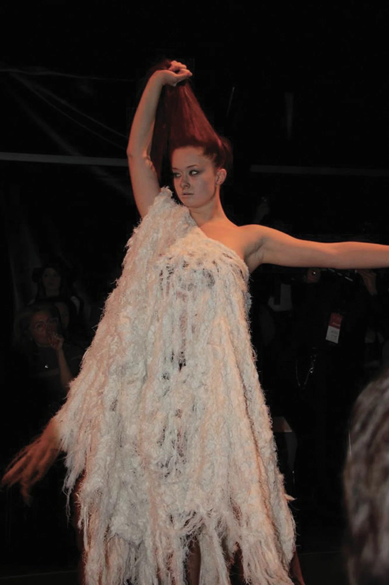 Zara Saberi — Conceptual garment from the Woman VS Woman collection presented at AltaRoma in Italy.