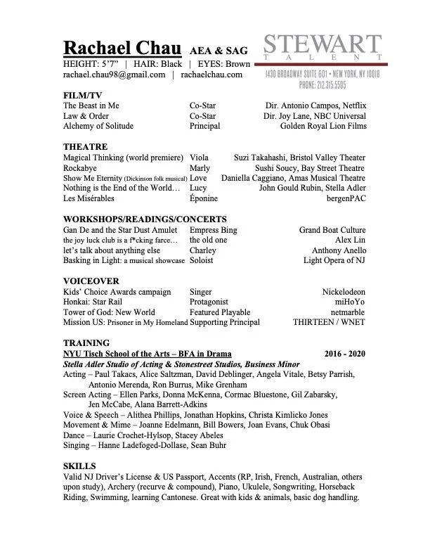 My resume!