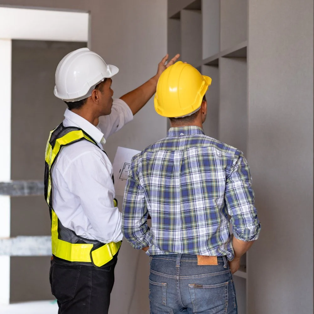 Contractors at work