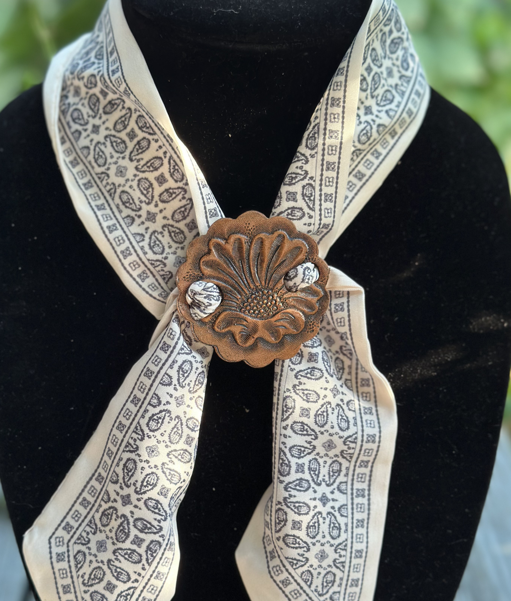 Classic Floral Rosette Scarf Slide.png