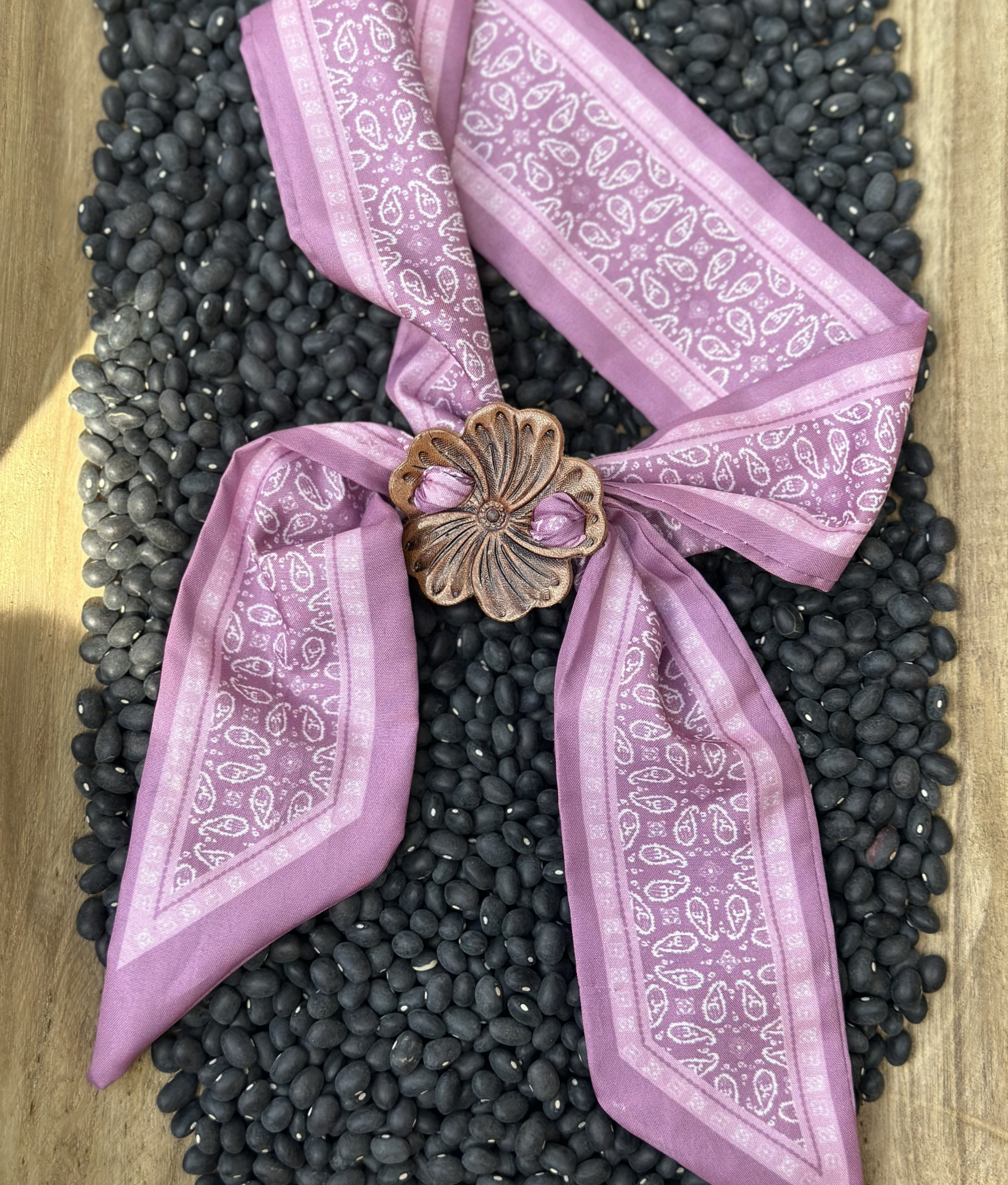Ranch Rose Scarf Slide