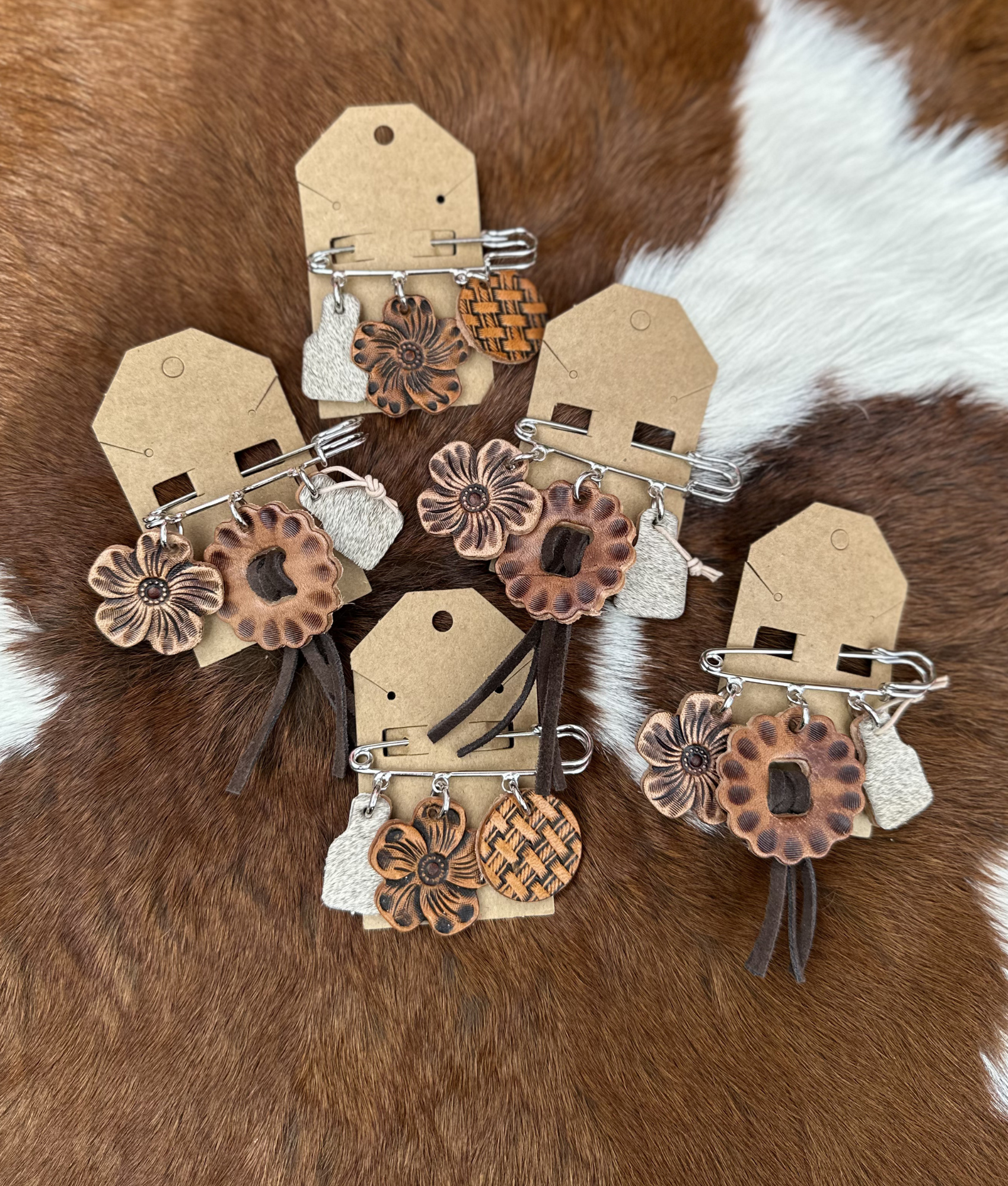 Prairie Treasure Safety Pin Charms