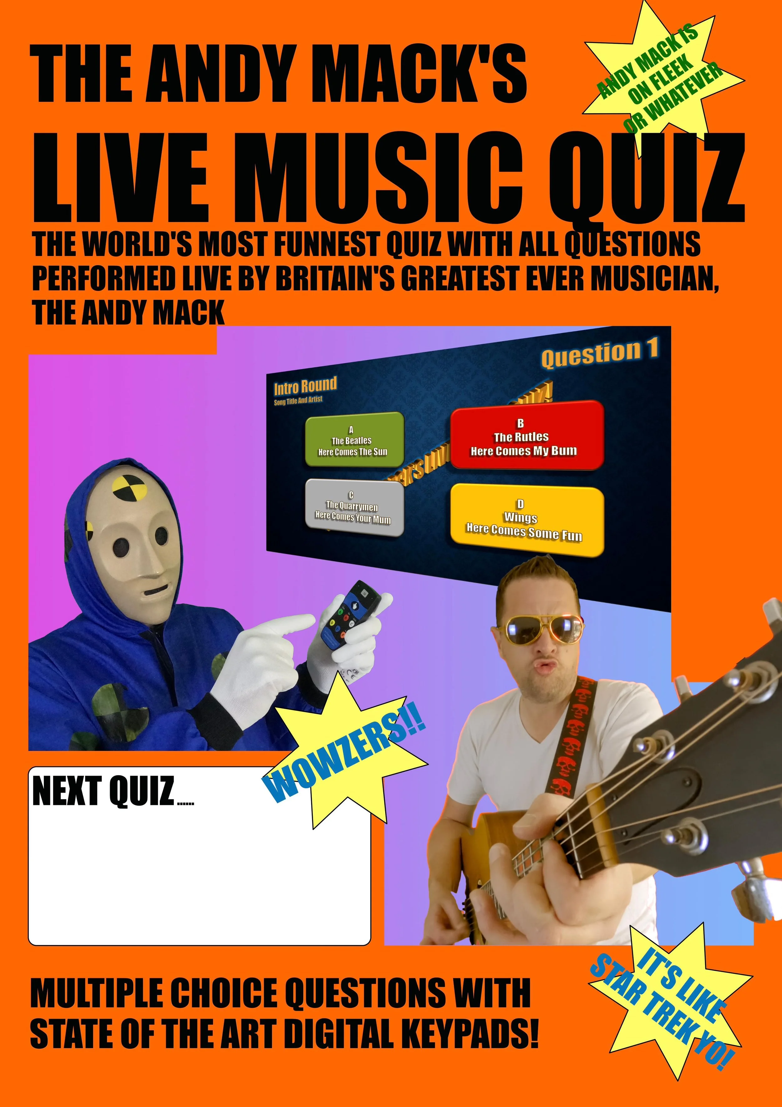 The Andy Mack's Live Music Quiz