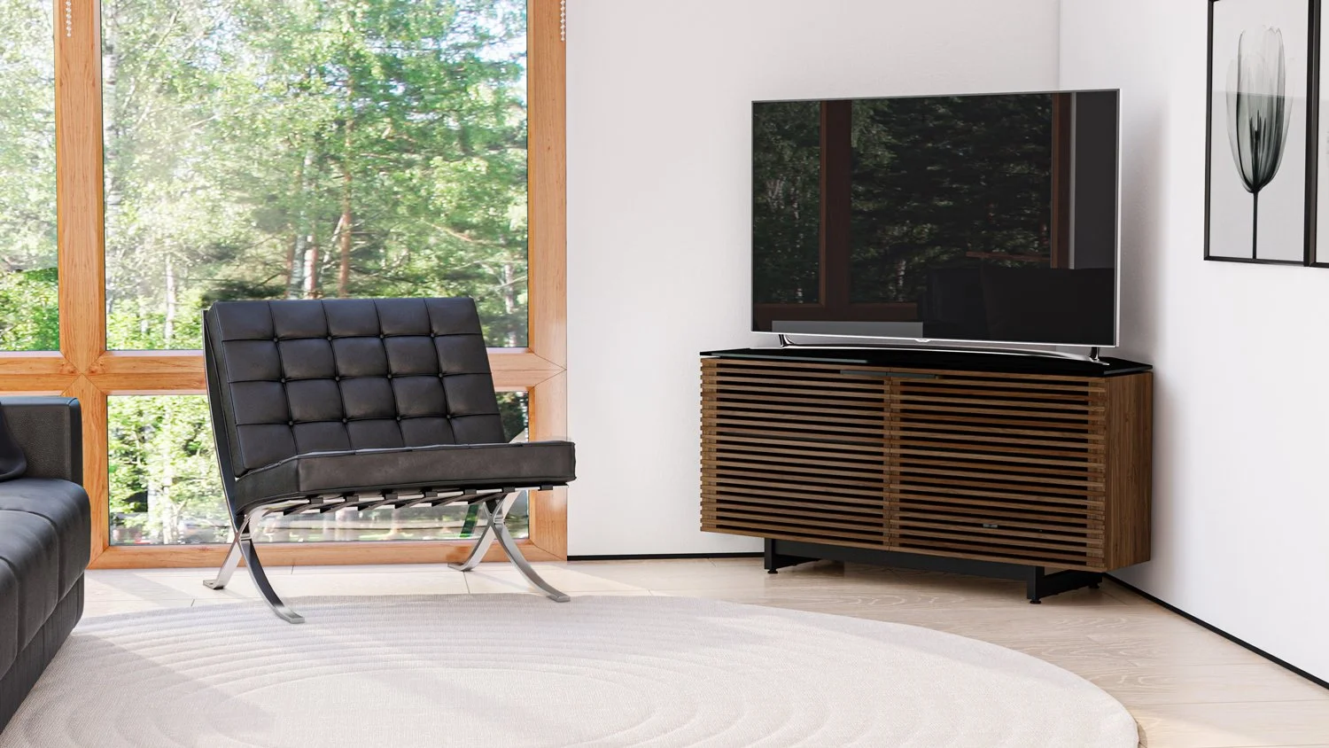 BDI Corridor 8175 Corner Media Cabinet