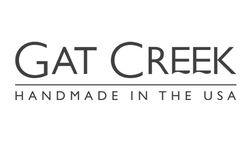 Gat Creek logo with the text "Handmade in the USA" below.