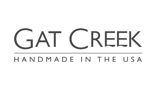 GAT CREEK logo with the words 'Handmade in the USA' underneath