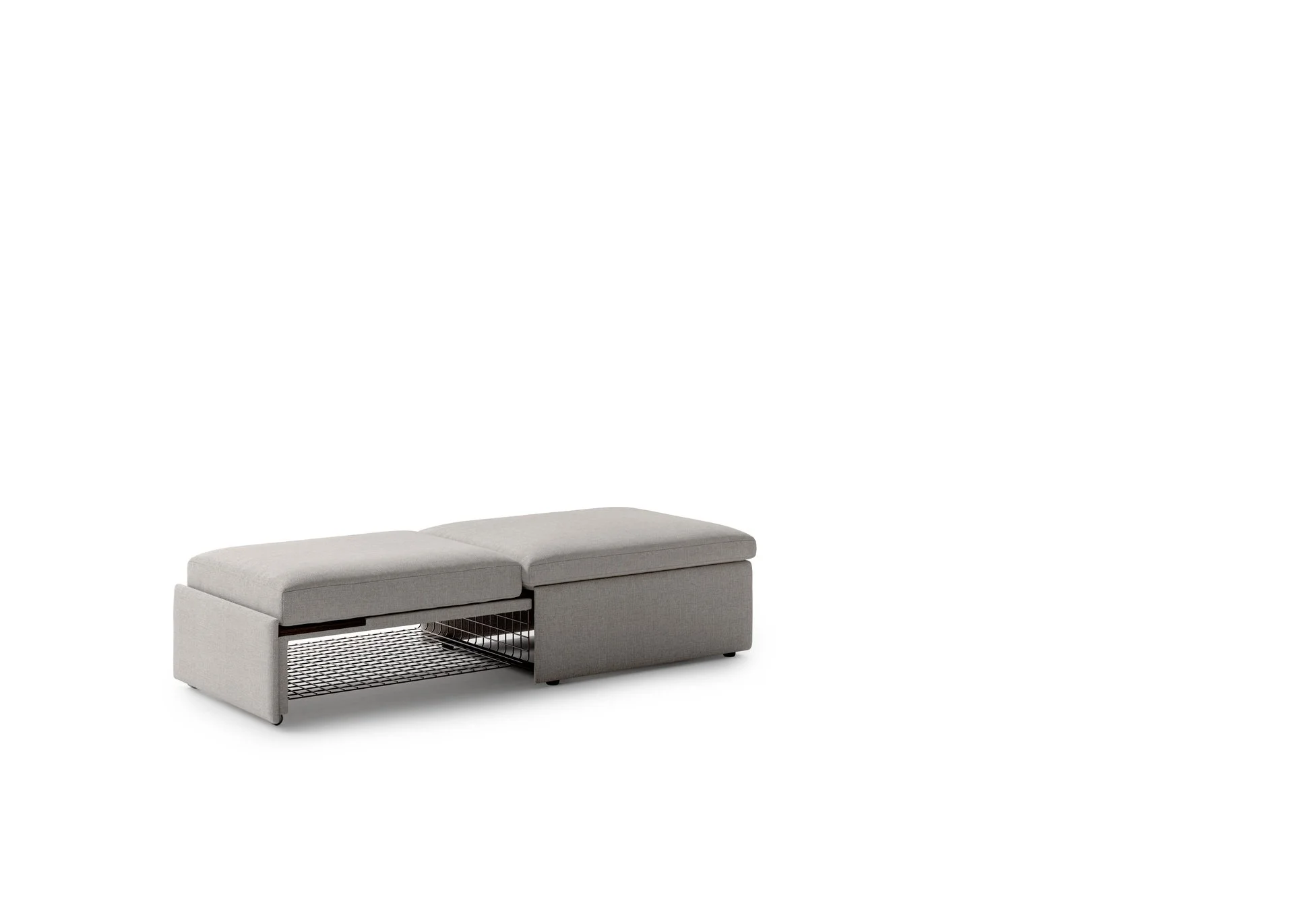 Luonto Otto Cot Size Ottoman Sleeper - open.jpg