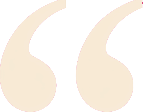 Close-up of a large, stylized quotation mark on a black background.