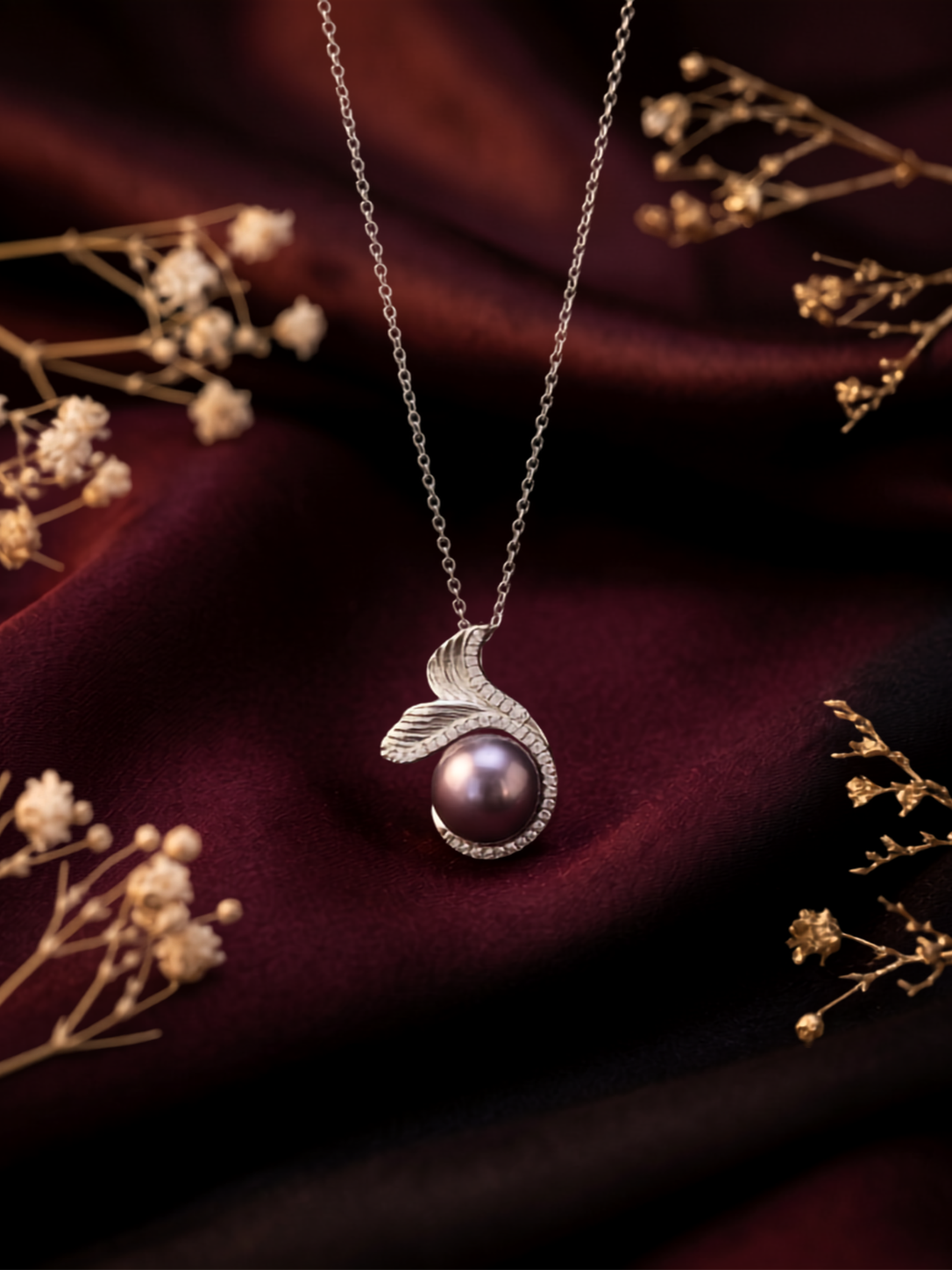Deep Purple Mermaid Tail Necklace-1.png