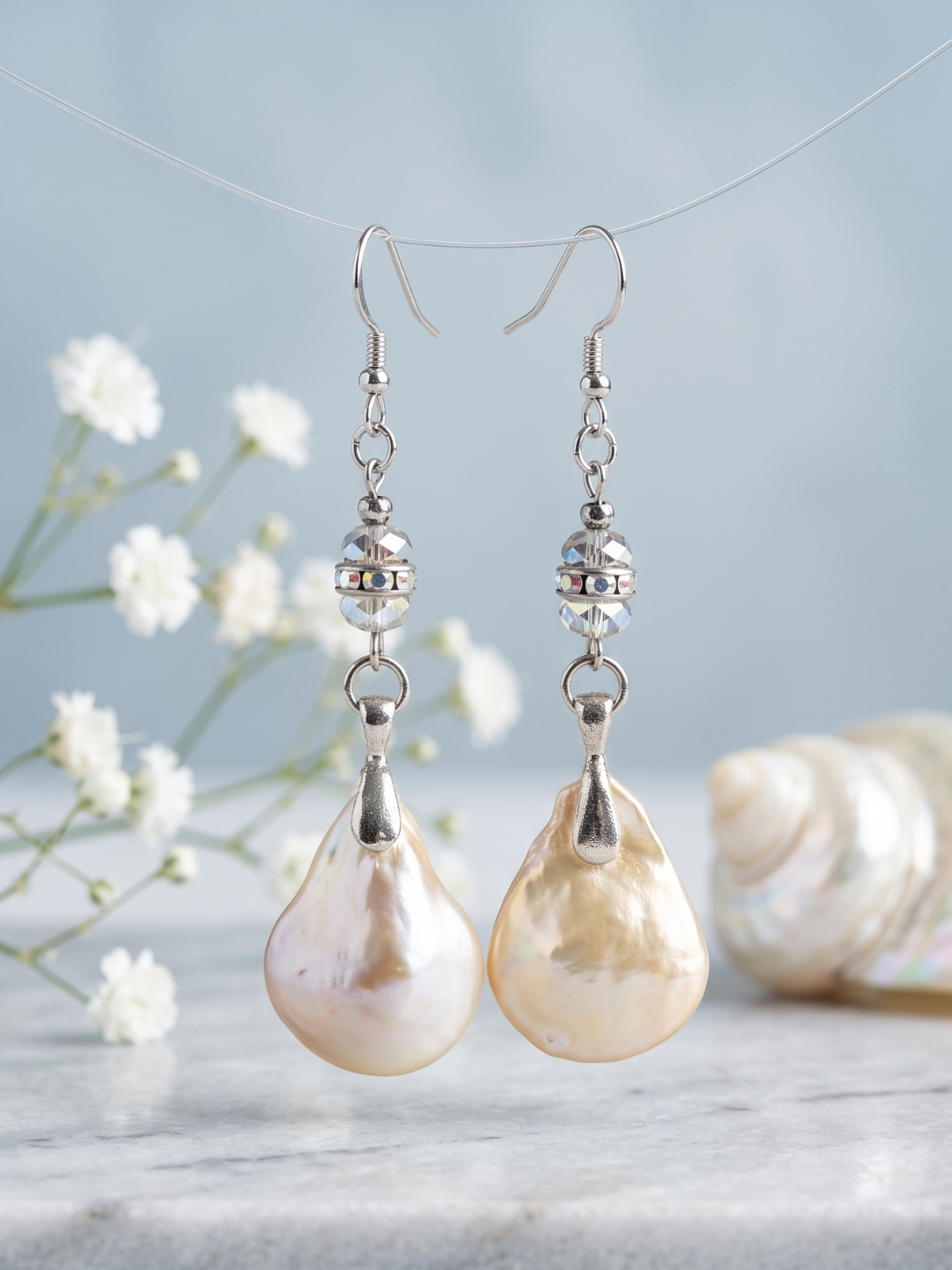 UFO Double Pearl Earrings-2.png
