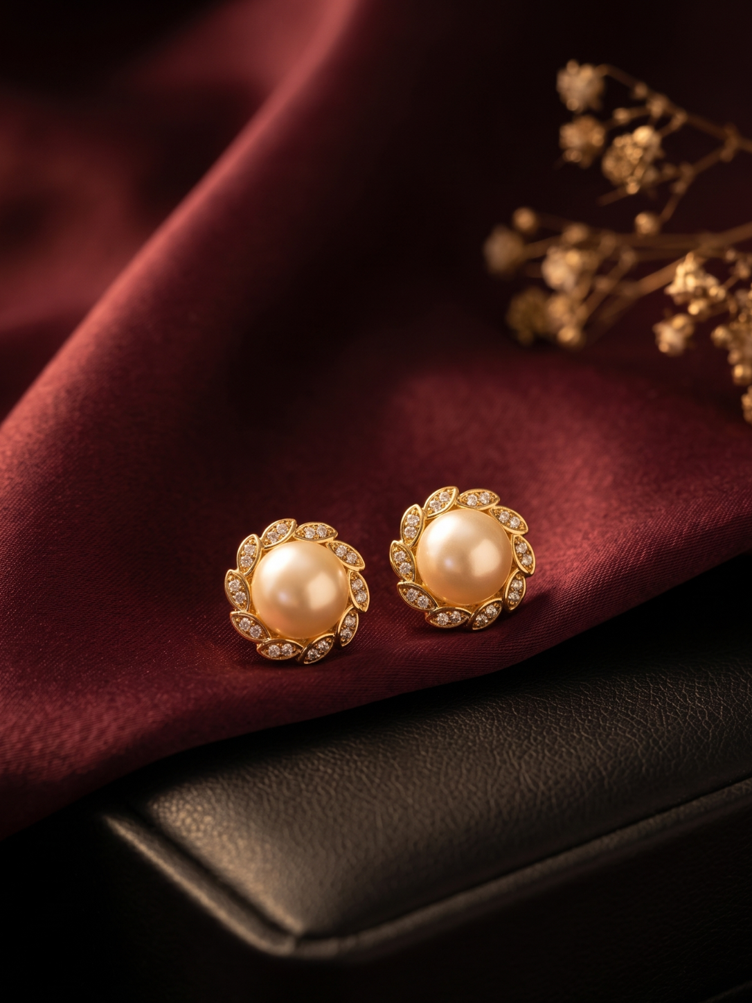 Gold Akoya Pearl Studs-1.png