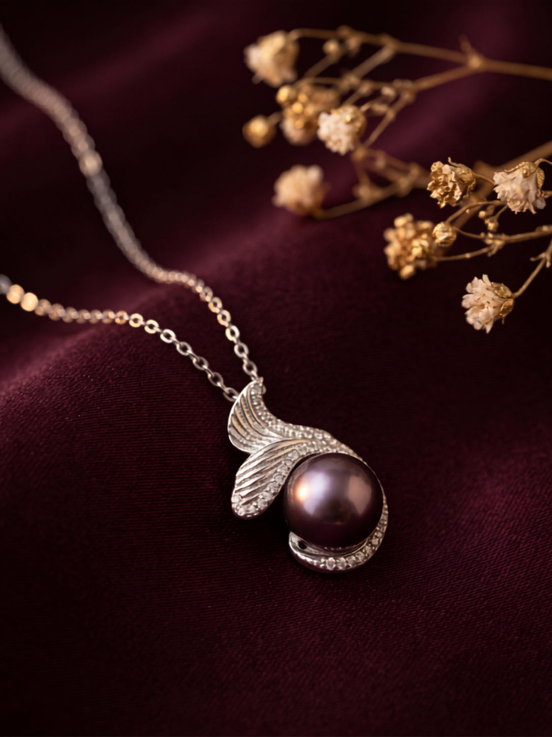 Deep Purple Mermaid Tail Necklace-2.png