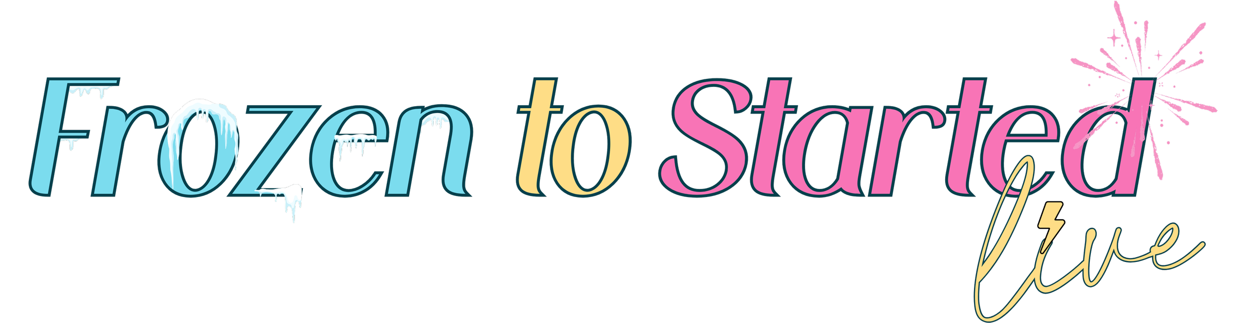 Image of words, "Frozen to Started Love" a free class for moms with ADHD in Santa Clara County