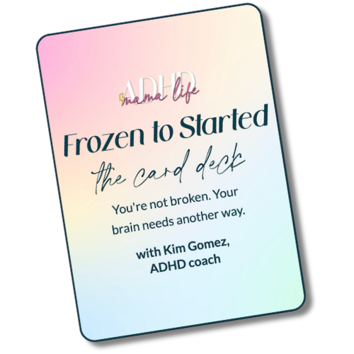 adhd task paralysis deck