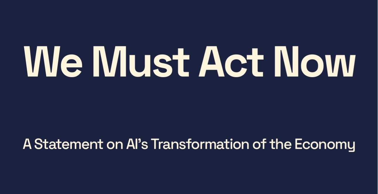 We Must Act Now Statement
