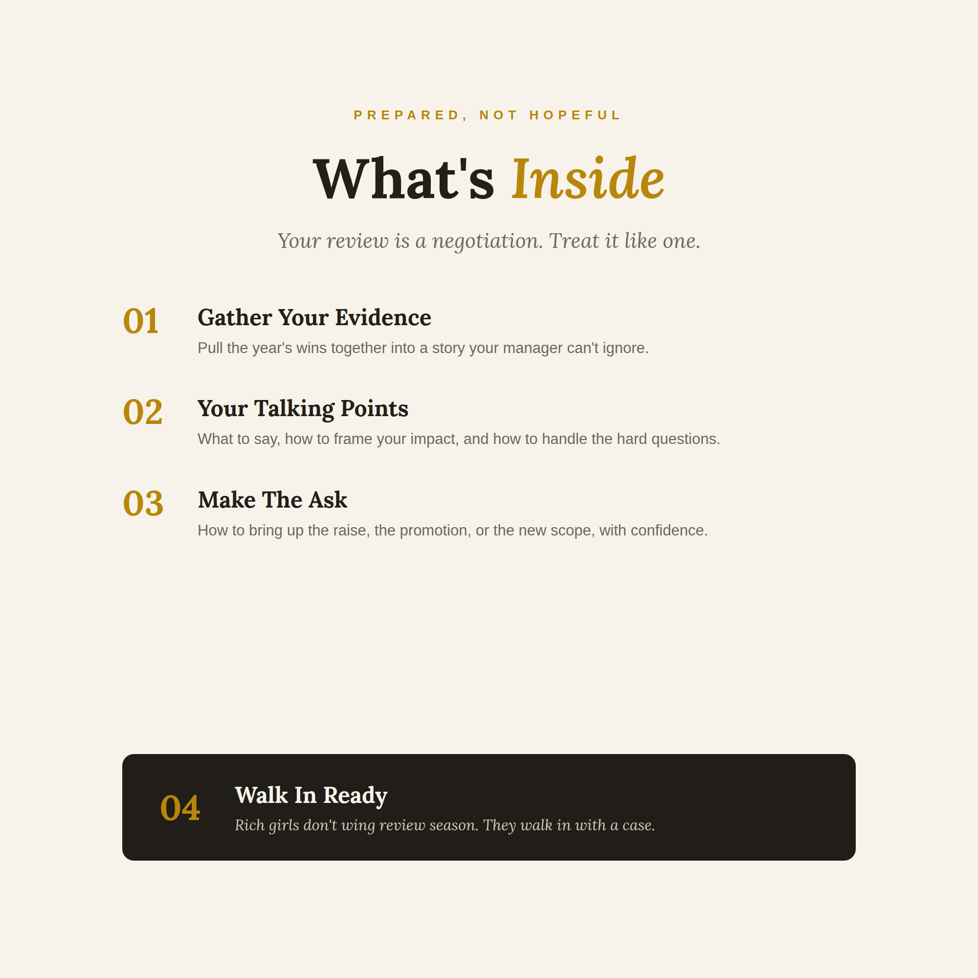 AnnualReviewPrep WhatsInside Square.png