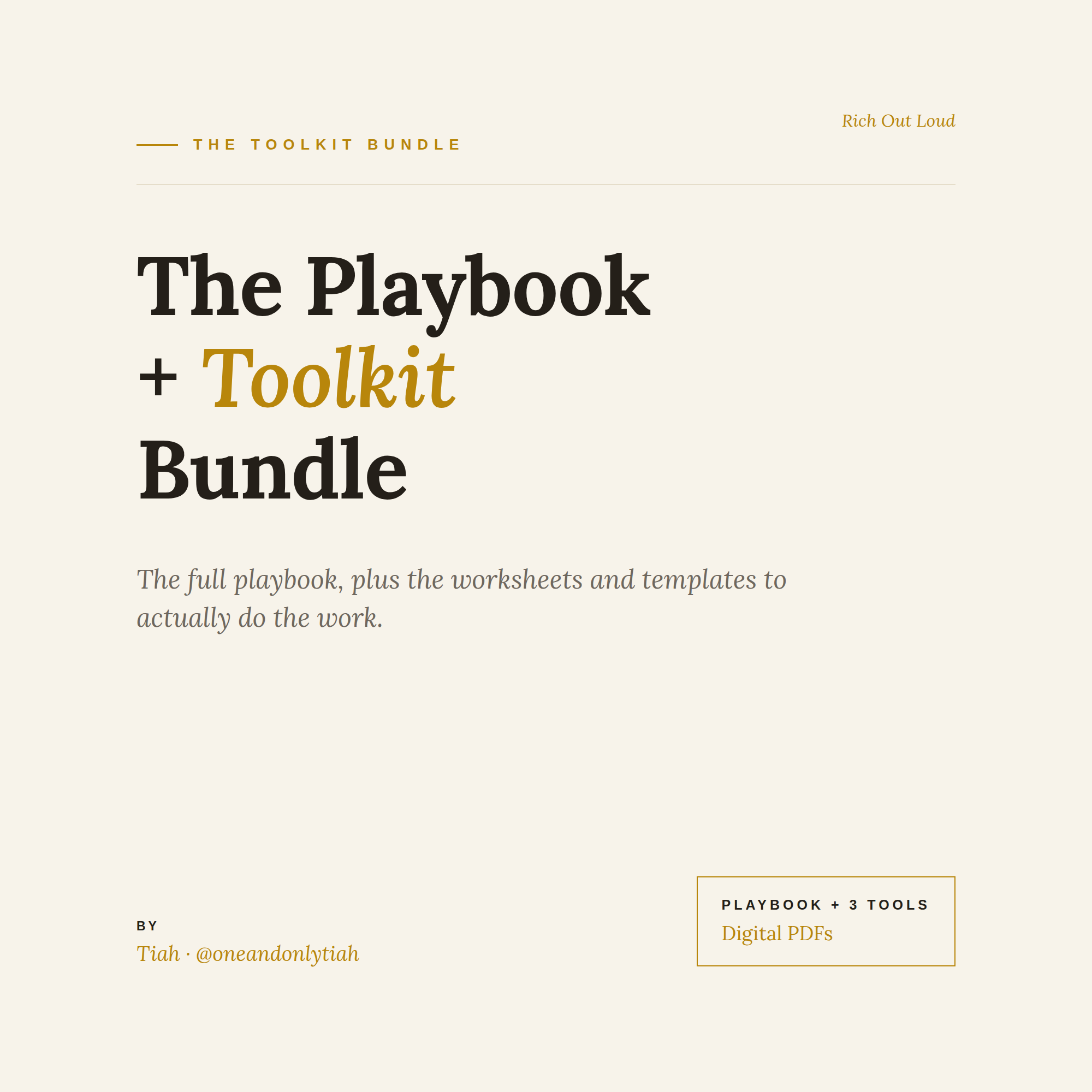 The Implementation Manager Playbook + Toolkit Bundle