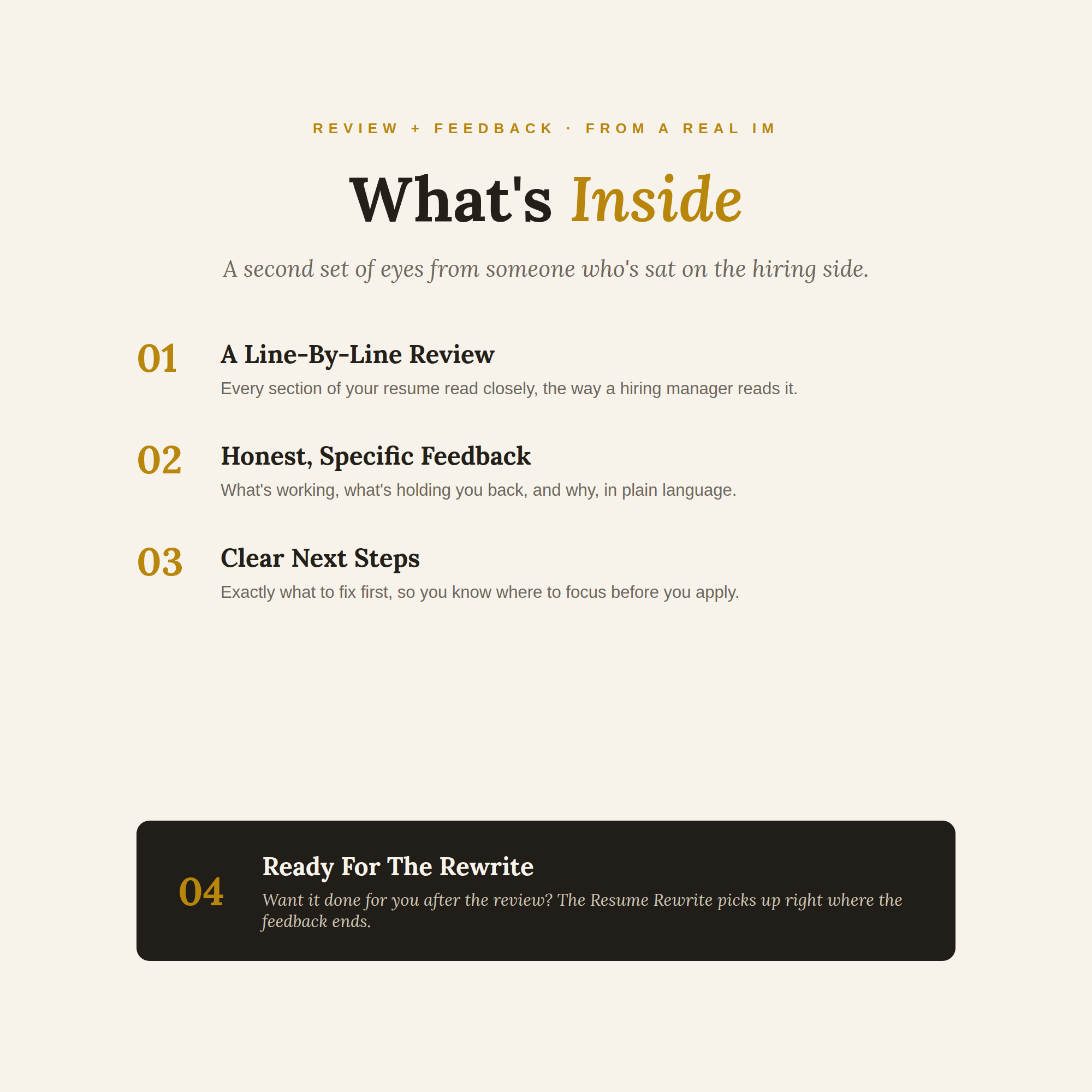 ResumeReview WhatsInside Square.png