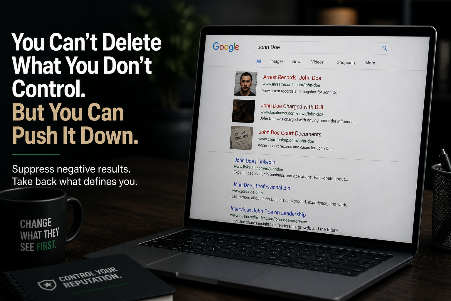 How to Suppress Negative Search Results That Will Not Go Away