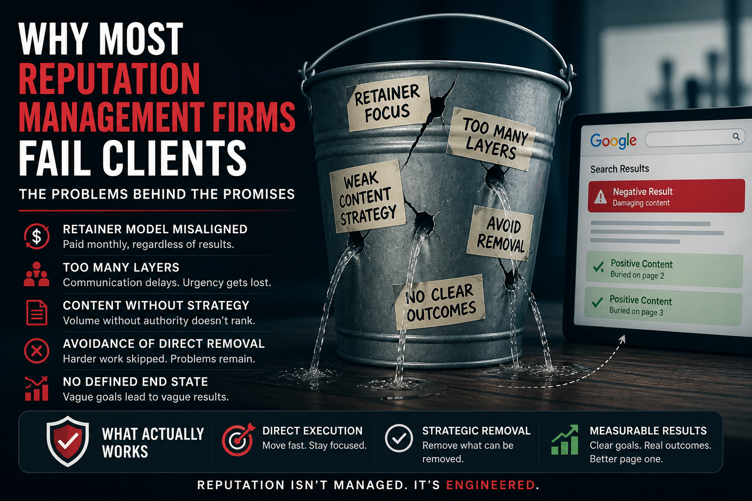 Why Most Reputation Management Firms Fail Their Clients