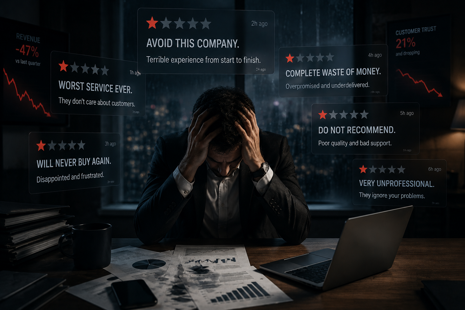 Why Negative Reviews Hurt More Than Most Businesses Realize