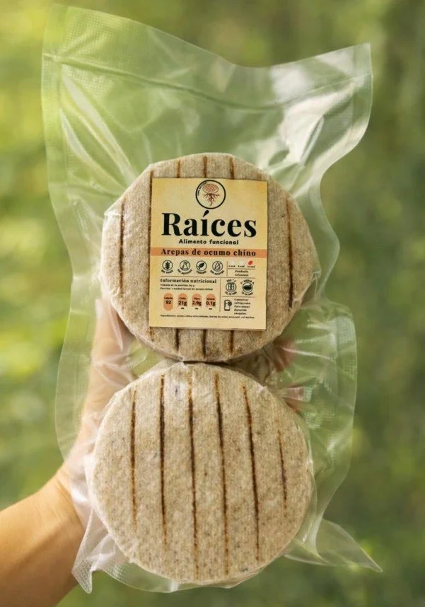 Arepas de ocumo chino