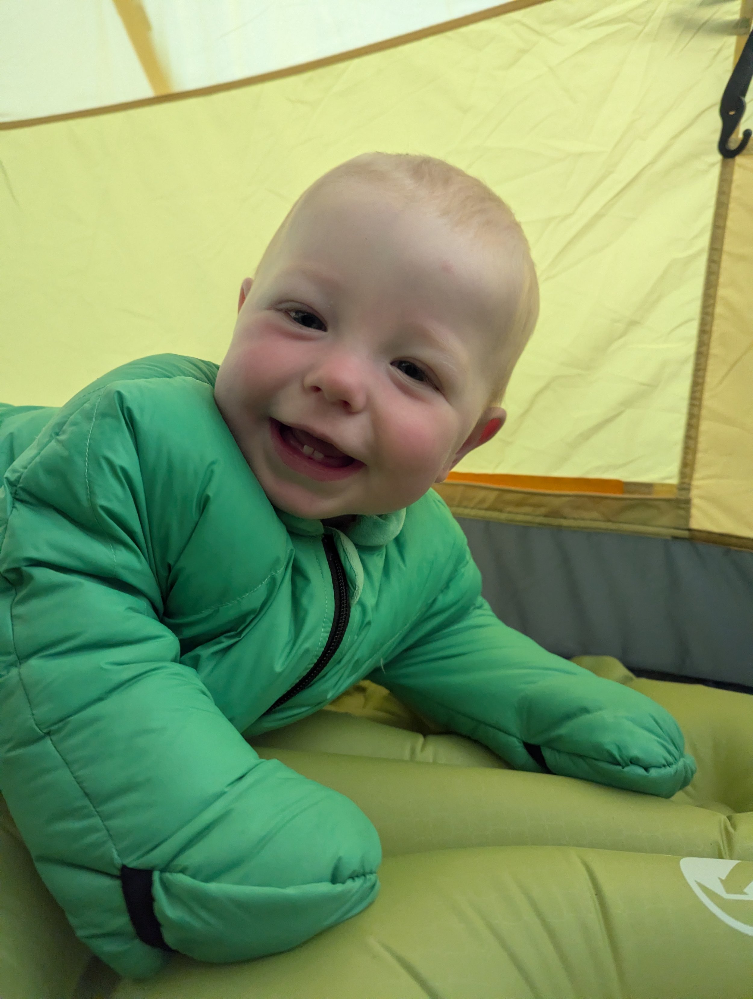 Diaper Changes while Camping in the Cold