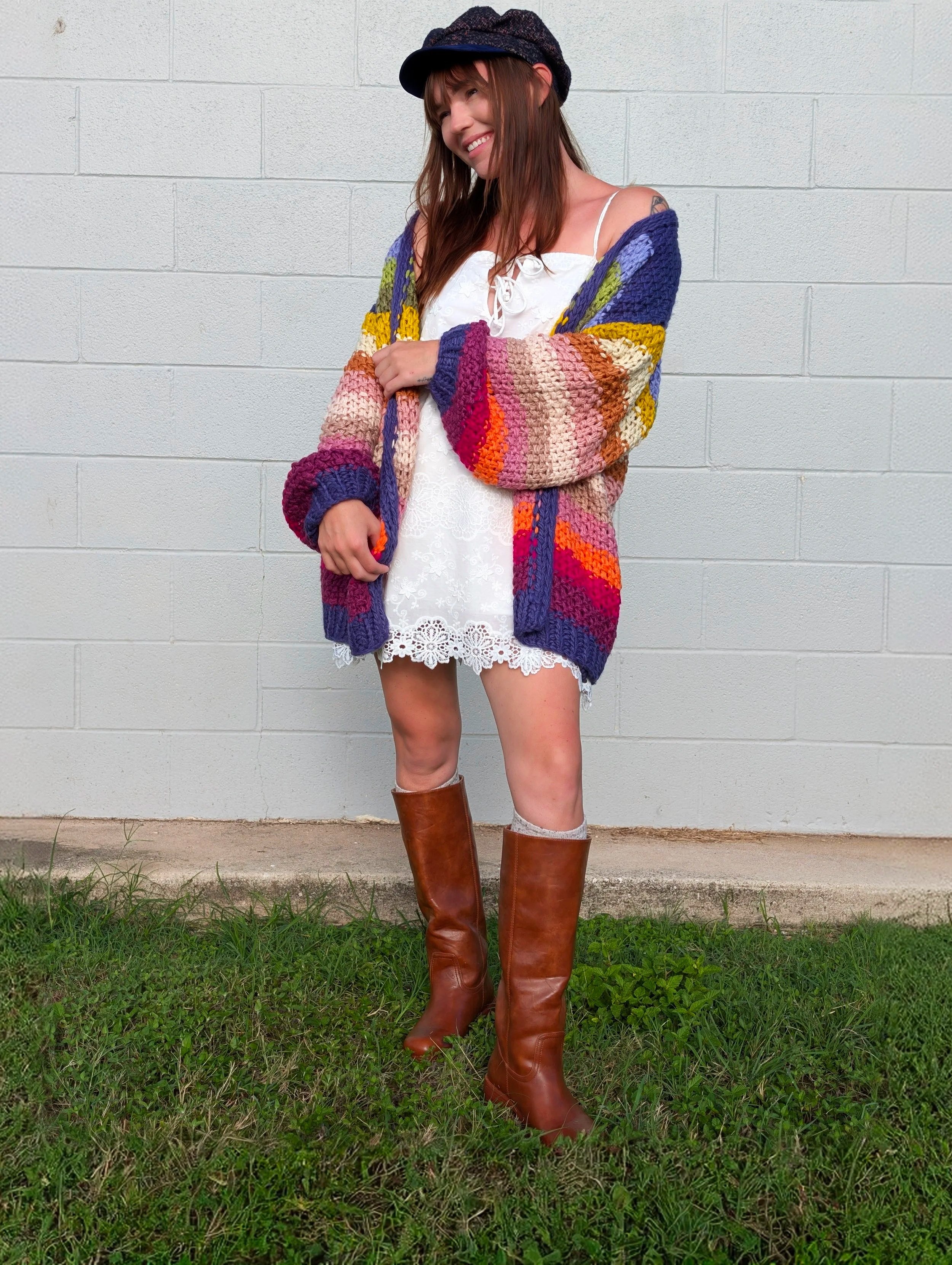 Sunset Swirl Cardigan