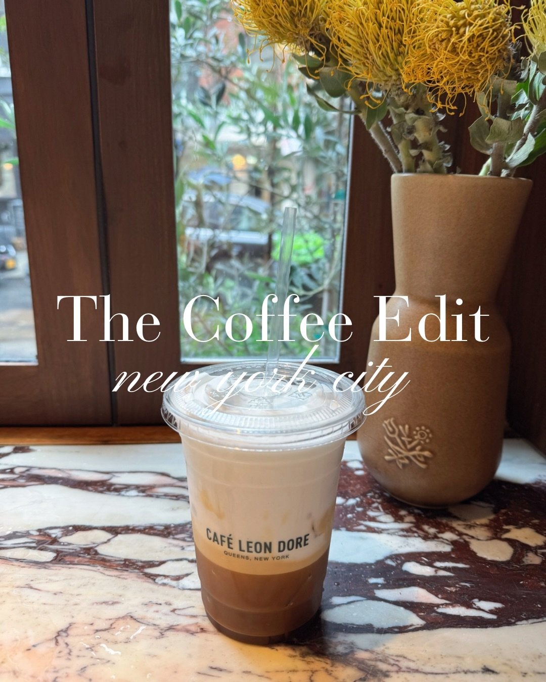 NYC Coffee Edit ☕️ Some of our favorite coffee run stops for your next morning or mid-day latte.