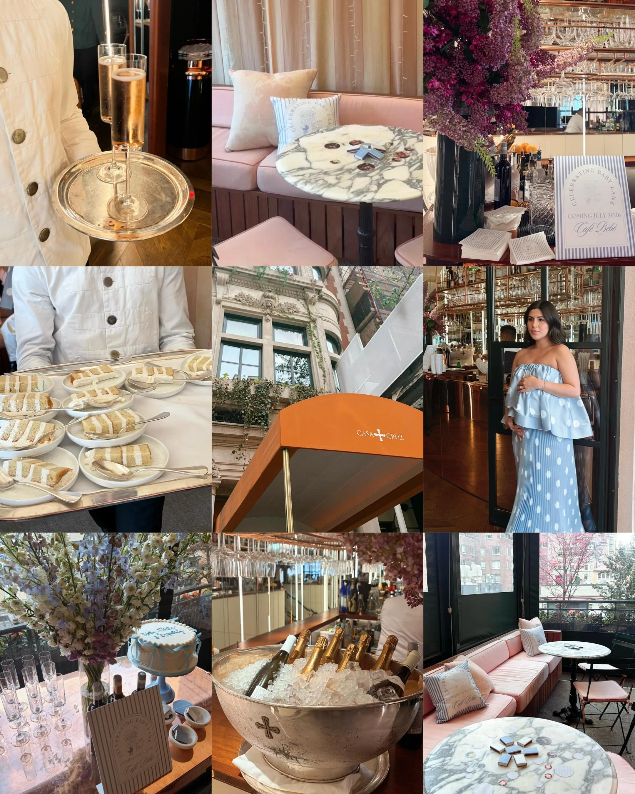 A beautiful afternoon at @casacruznyc celebrating Ally&rsquo;s baby shower 🧡 The sixth floor terrace is the ideal setting for an intimate event or elevated dinner within the chic townhouse. From the hors d&rsquo;oeuvres and cocktails to the incredib