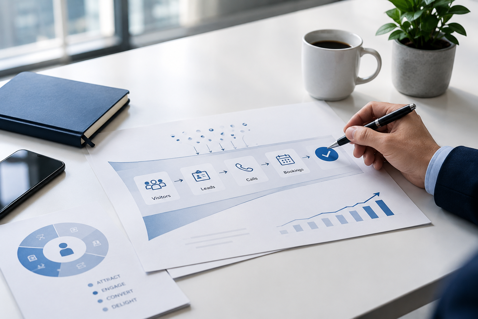 Lead generation and website conversion for local service businesses