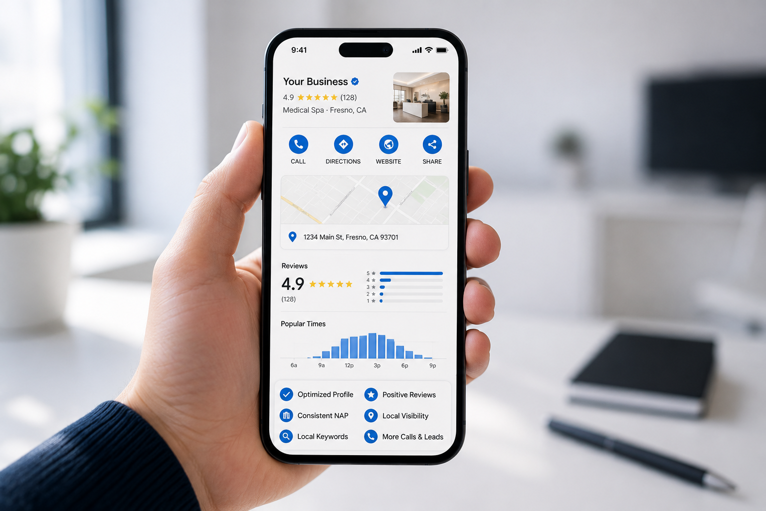 Local SEO and local visibility for service businesses