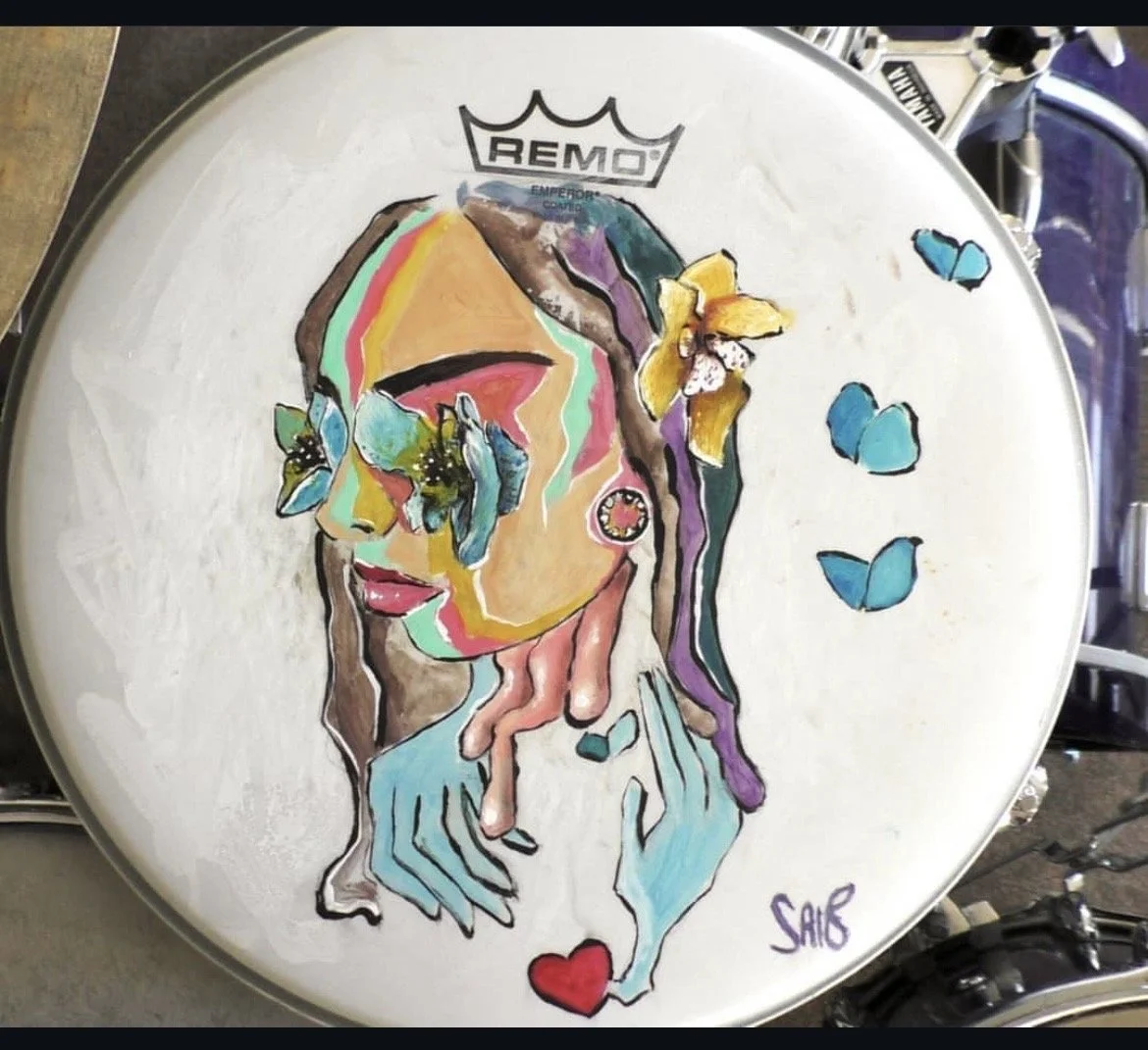Drumhead / Acryl Paint