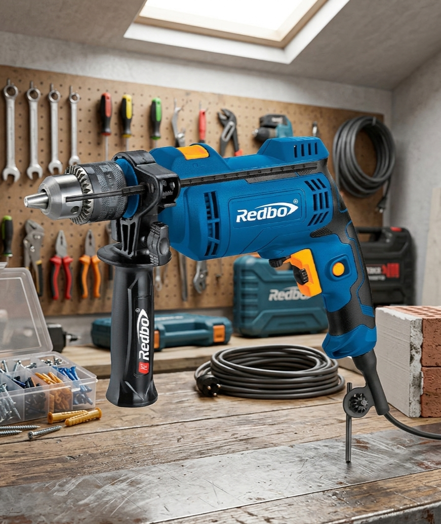 TALADRO ELECTRICO 1/2" 700w MARCA REDBO