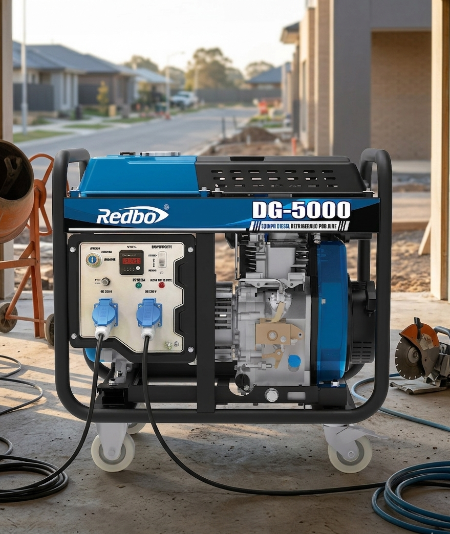 GENERADOR A DIESEL 5000W  MARCA REDBO