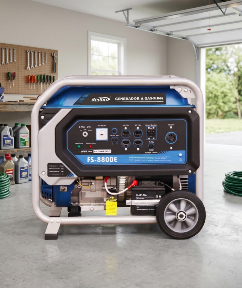 GENERADOR A GASOLINA 8300W MARCA REDBO