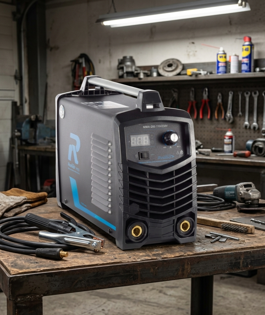 SOLDADORA inverter MMA-200 VB MARCA REDBO