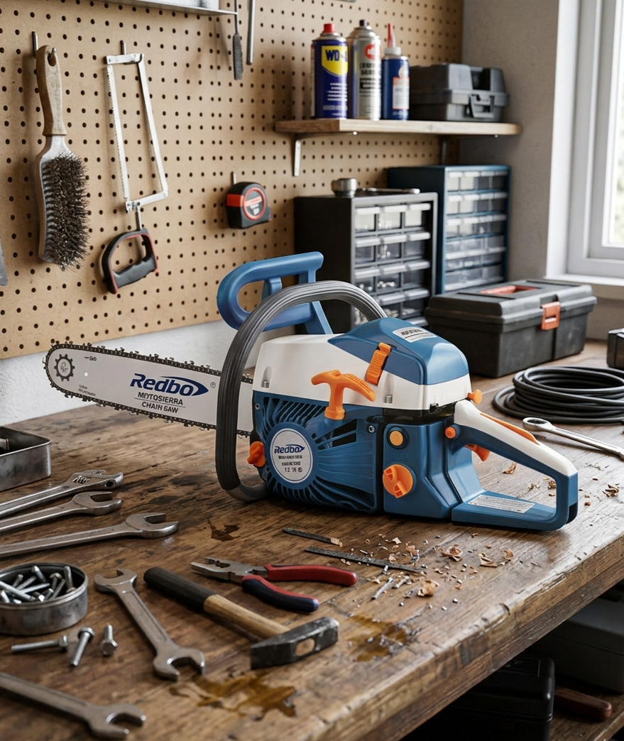 MOTOSIERRA A GASOLINA 18’ MARCA REDBO