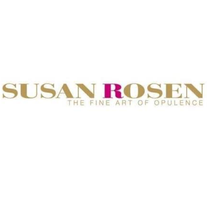 Logo for Susan Rosen with the tagline "The Fine Art of Opulence."